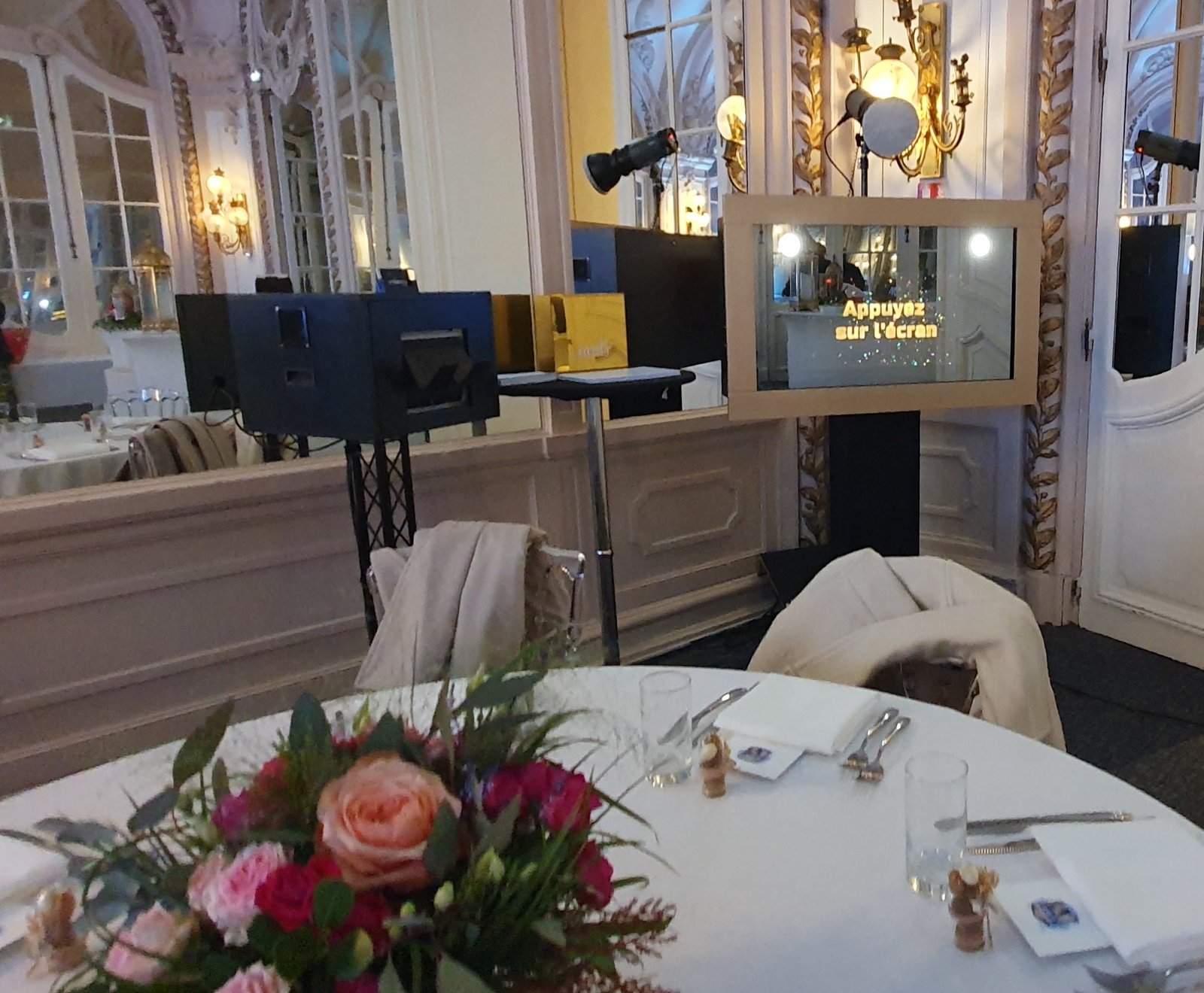 Smile Box installée lors d'un mariage